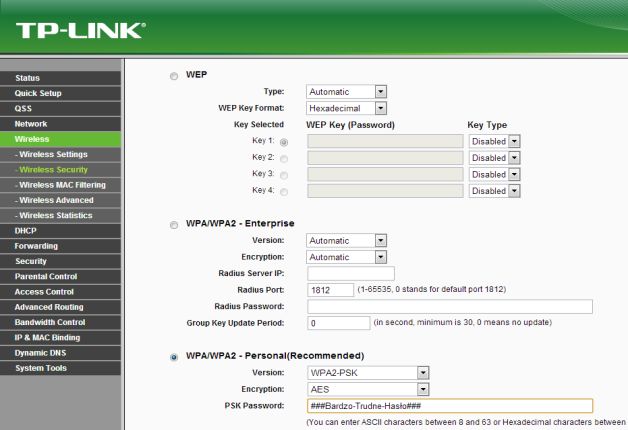 Konfigurowanie sieci WiFi