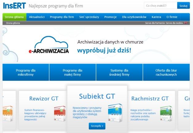 Oprogramowanie firmy InsERT to szereg aplikacji przeznaczonych do obsługi różnych procesów biznesowych. Programy te, mogą jednak ze sobą współdziałać i wymieniać między sobą dane. [źródło: www.insert.com.pl]