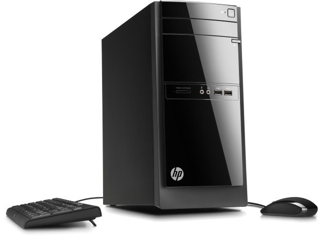 Przykładem typowego, biiurowego komputera typu Desktop PC jest HP 110-412na. [źródło: HP]