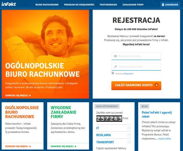 „Księgowość Self Service” firmy inFakt to wygodny instrument do prowadzenia samodzielnej księgowości dedykowany dla podmiotów prowadzących jednoosobową działalność gospodarczą. [źródło: www.infakt.pl]