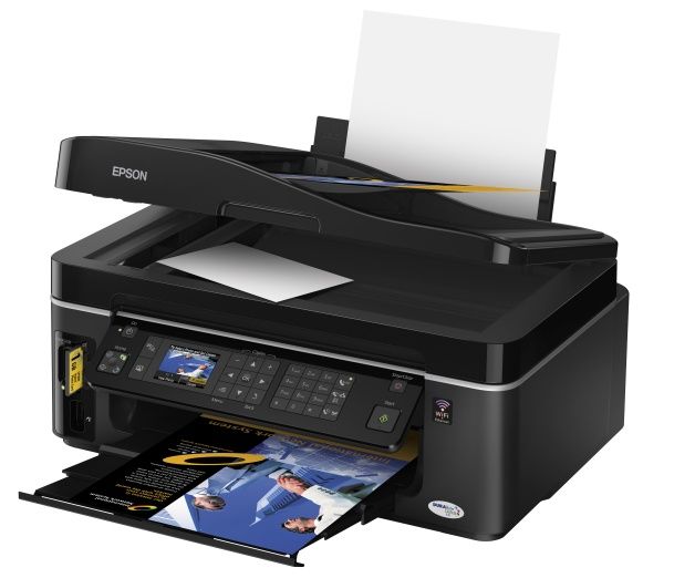 Urządzenia wielofunkcyjne mogą być dostępne w „formacie A4”, np. Epson Stylus SX600FW…[źródło: Epson]