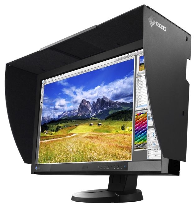 Monitory Eizo z matrycą S-PVA są często wykorzystywane przez grafików ze względu na bardzo dobre odwzorowanie kolorów. [źródło: Eizo]