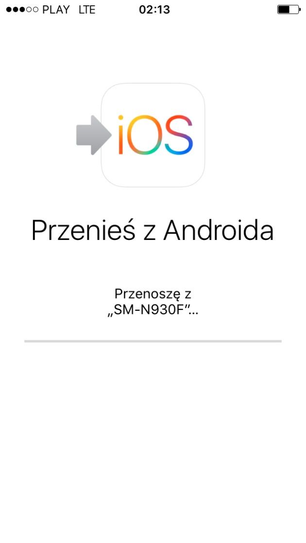 przenoszenie danych iPhone