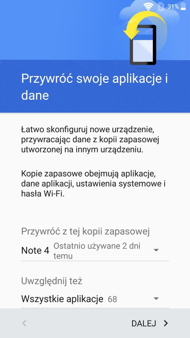pierwsze logowanie google 3