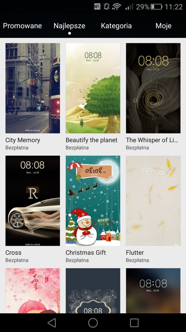 Huawei Mate S motywy graficzne