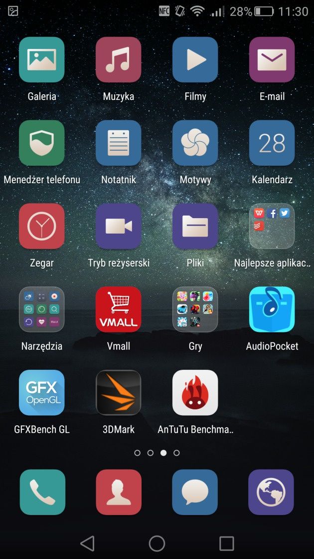 Huawei Mate S interfejs