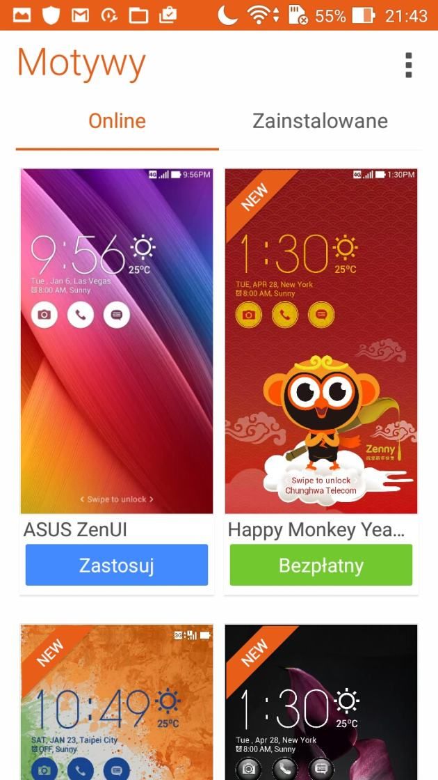 asus zenfone max motywy