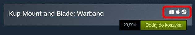 Steam - wersje gier