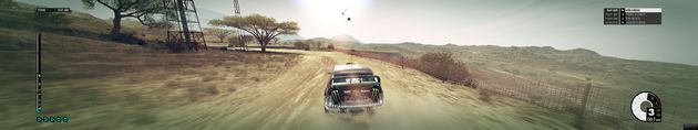 Dirt 3 gra w rozdzielczości 11520 x 2160 pikseli