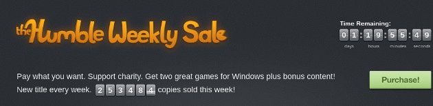 humble weekly sale gry alan wake płać ile chcesz logo odliczanie