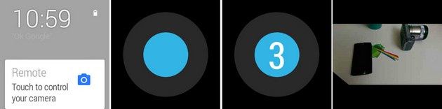 Android Wear kamera screeny