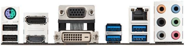 ASUS Vanguard B85 płyta główna zdjęcie złącza
