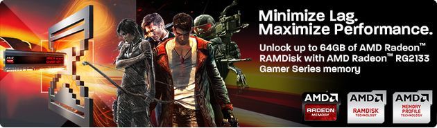 AMD Radeon Memory RG2133 Gamer pamięć RAM Never Settle Radeon RAMDick