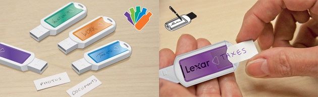 Lexar JumpDrive V20 - karteczki