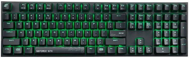 Cooler Master MasterKeys Pro L NVIDIA Edition klawiatura