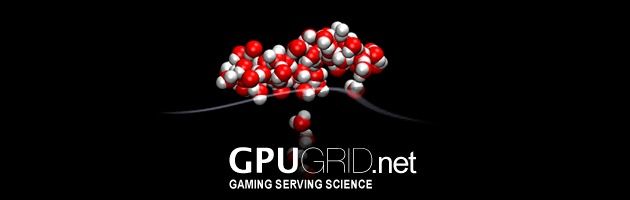 GPUGRID.net platforma Nvidia CUDA logo