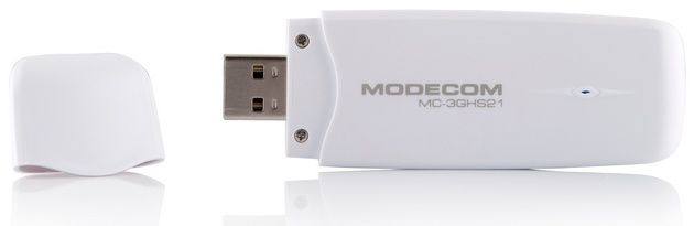 MODECOM FreeNet MC-3GHS21 modem 3G wygląd