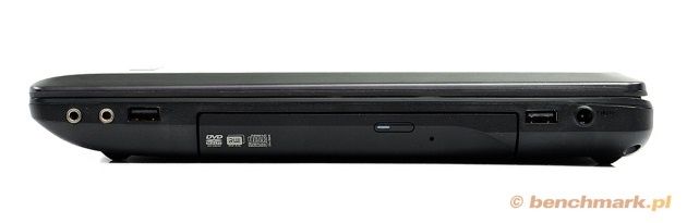 Lenovo Y580 prawy bok