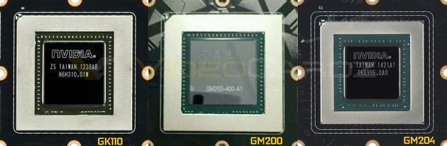 Nvidia Kepler GK110, Maxwell GM200 i Maxwell GM204 - porównanie procesoró graficznych