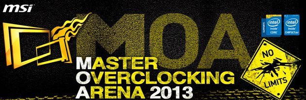 MSI Master Overclocking Arena 2013 zawody podkręcania