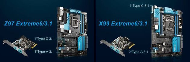 ASRock Z97 Extreme6/USB 3.1 i X99 Extreme6/USB 3.1 płyty główne