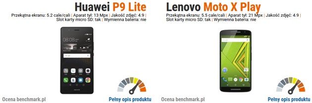huawei p9 lite vs moto x play