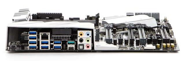 ASUS Prime X399-A - tylny panel