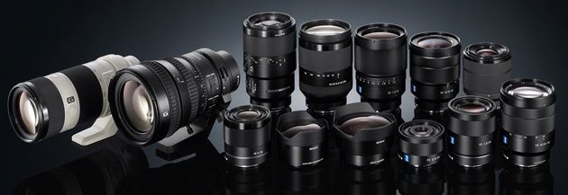 Sony obiektywy z mocowaniem E