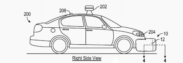 Google Car poduszki bok
