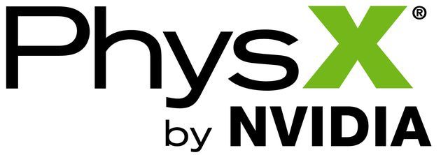 Nvidia PhysX technologia logo