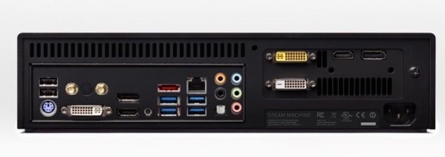 steam machines wygląd tył złącza