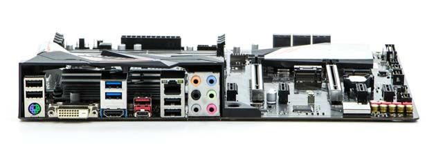 Gigabyte H370 Aorus Gaming 3 Wi-Fi - tylny panel
