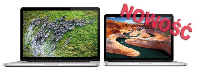 Apple MacBook Pro 13 cali widok notebook ekran retina
