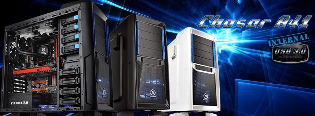 Thermaltake Chaser A41 obudowa Snow Edition grafika