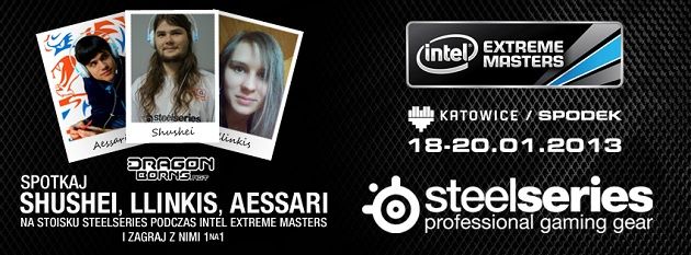 SteelSeries Intel Extreme Masters impreza logo