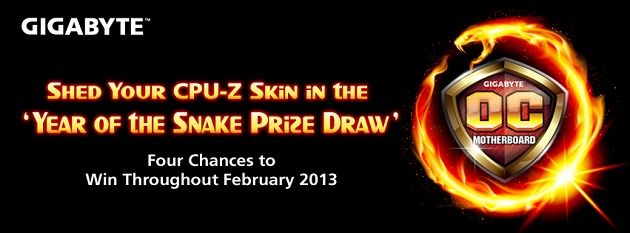 Gigabyte Year of the Snake Prize Draw konkurs HWBot.org logo