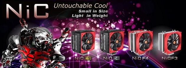 Thermaltake NiC F3 F4 C4 C5 chłodzenie procesora grafika