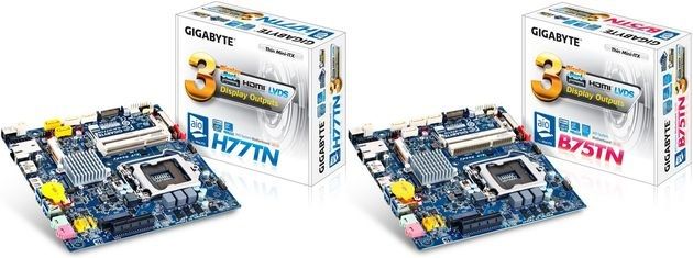 Gigabyte GA-H77TN GA-B75TN płyta główna zdjęcie opakowanie