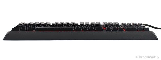 Corsair K70 Rapidfire - rzut z przodu