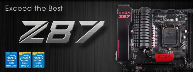 EVGA Z87 płyty główne grafika