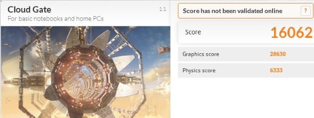 MSI AG240 - 3DMark Cloudgate