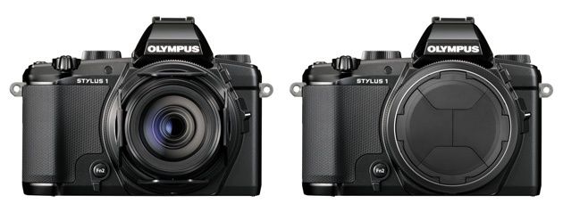 Olympus Stylus 1 klapka obiektyw