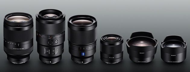 Sony FE nowe obiektywy