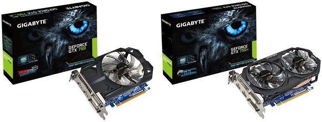 Gigabyte GeForce GTX 750 OC i GTX 750 Ti OC karty graficzne