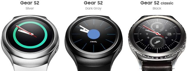 Samsung Gear S2 - wersje