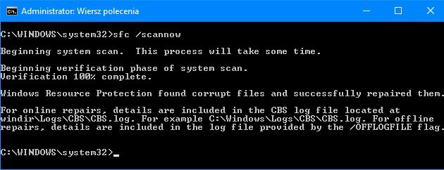 Windows 10 sfc