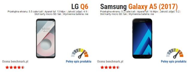 LG Q6 vs Samsung Galaxy A5 2017