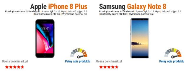 iphone 8 plus vs samsung galaxy note 8