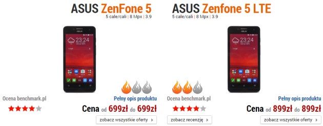 ASUS ZenFone 5 i ZenFone 5 LTE