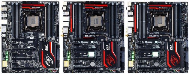 Porównanie płyt głównych Gigabyte GA-X99-Gaming 5, 7 WIFI i G1 WIFI
